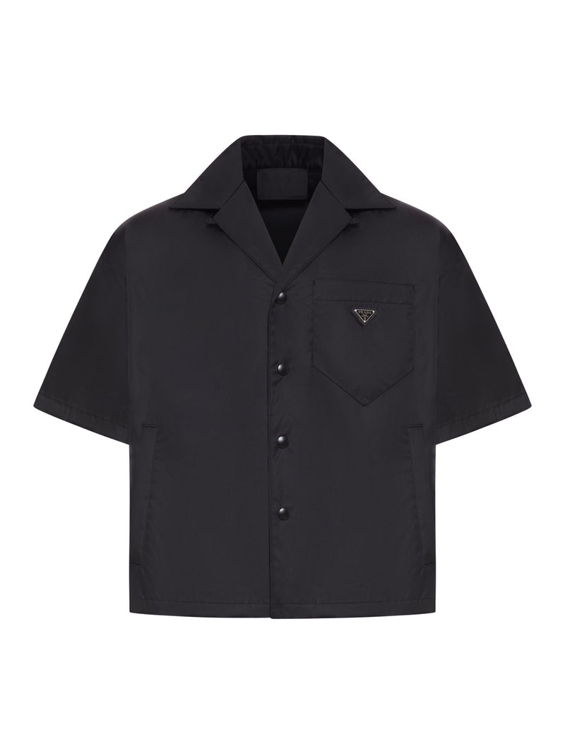 Prada Prada Men Short-Sleeved Re-Nylon Shirt