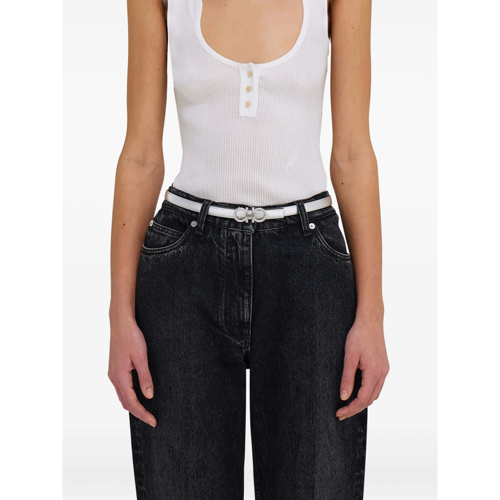 Ferragamo Ferragamo Silver Belts Women