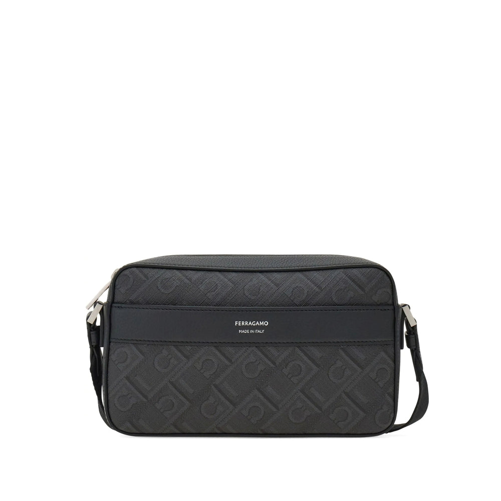 Ferragamo Ferragamo Black Messenger Bags Men