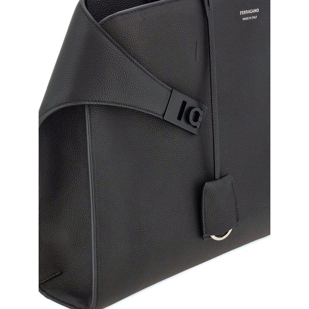 Ferragamo Black Laptop Bags & Briefcases Men