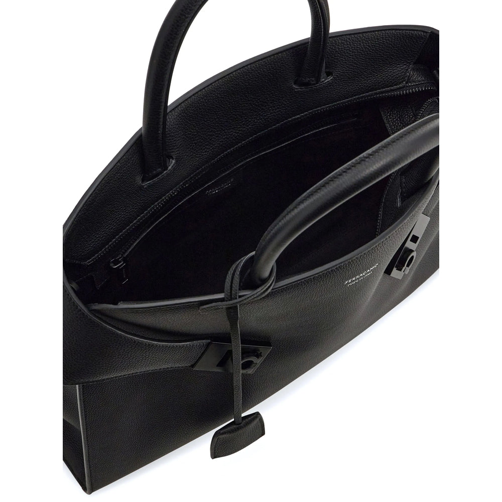 Ferragamo Black Laptop Bags & Briefcases Men