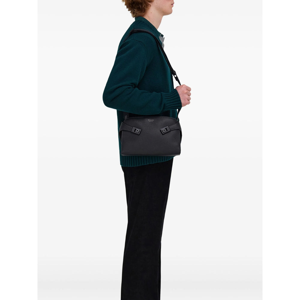 Ferragamo Ferragamo Black Messenger Bags Men
