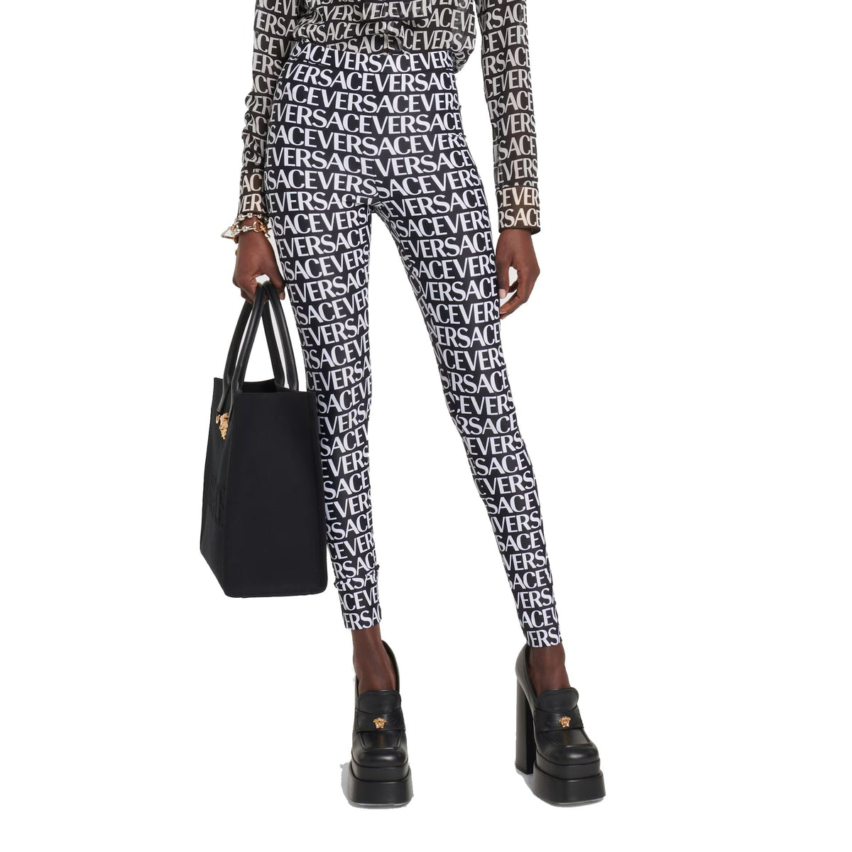 Versace Versace Logo Leggings Women