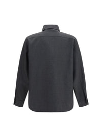 Valentino Men Vlogo Wool Blend Jacket