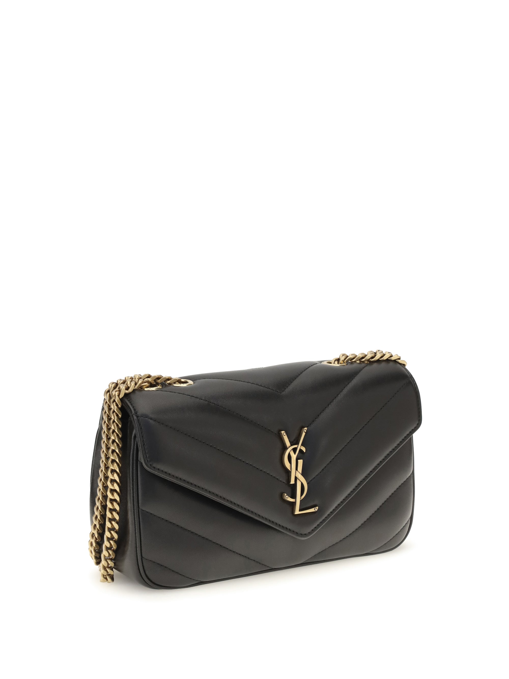 SAINT LAURENT Saint Laurent Women Loulou Leather Crossbody Bag