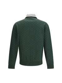 Gucci Men Gg Technical Jersey Zip Jacket