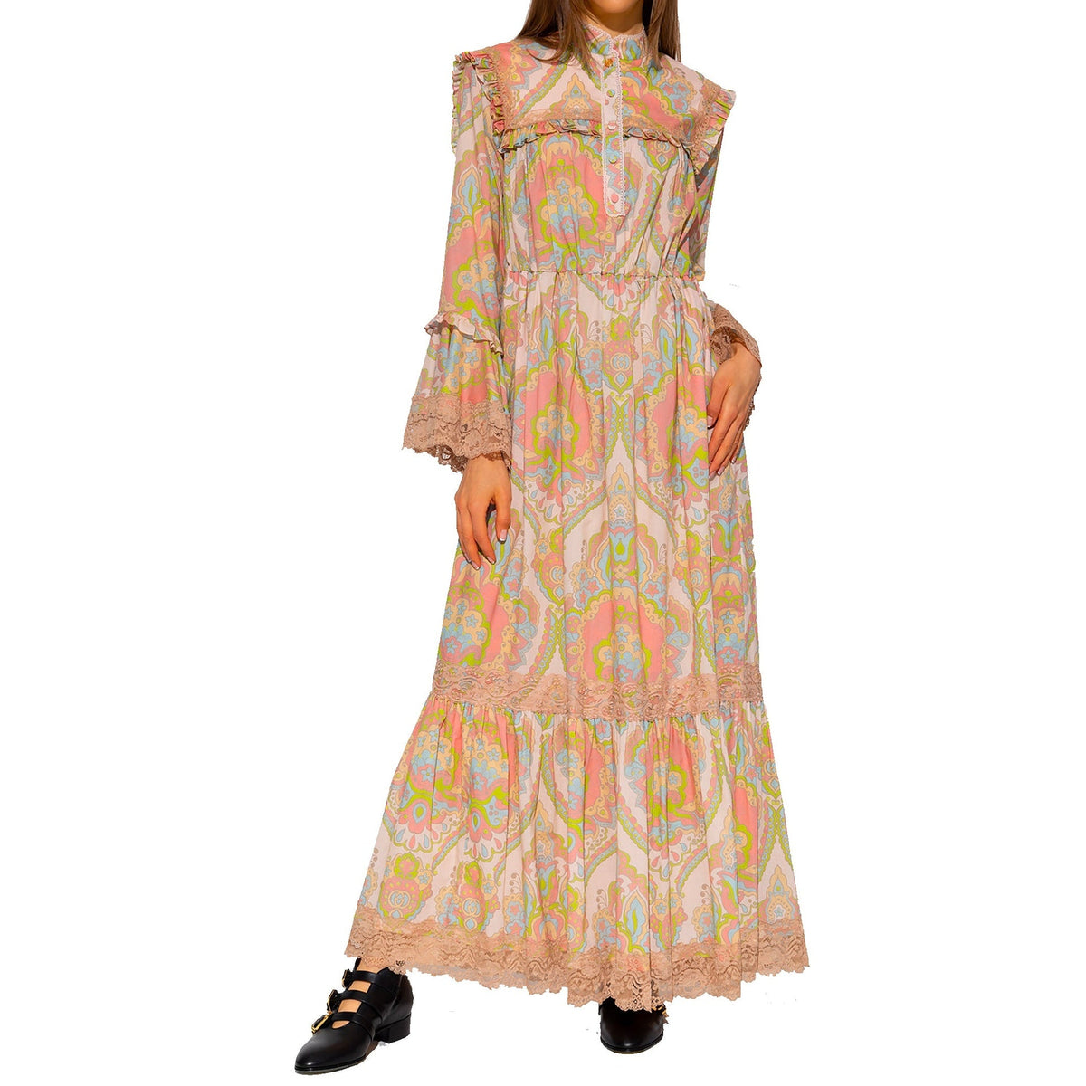 Gucci Gucci Fiorito Floral Dress Women