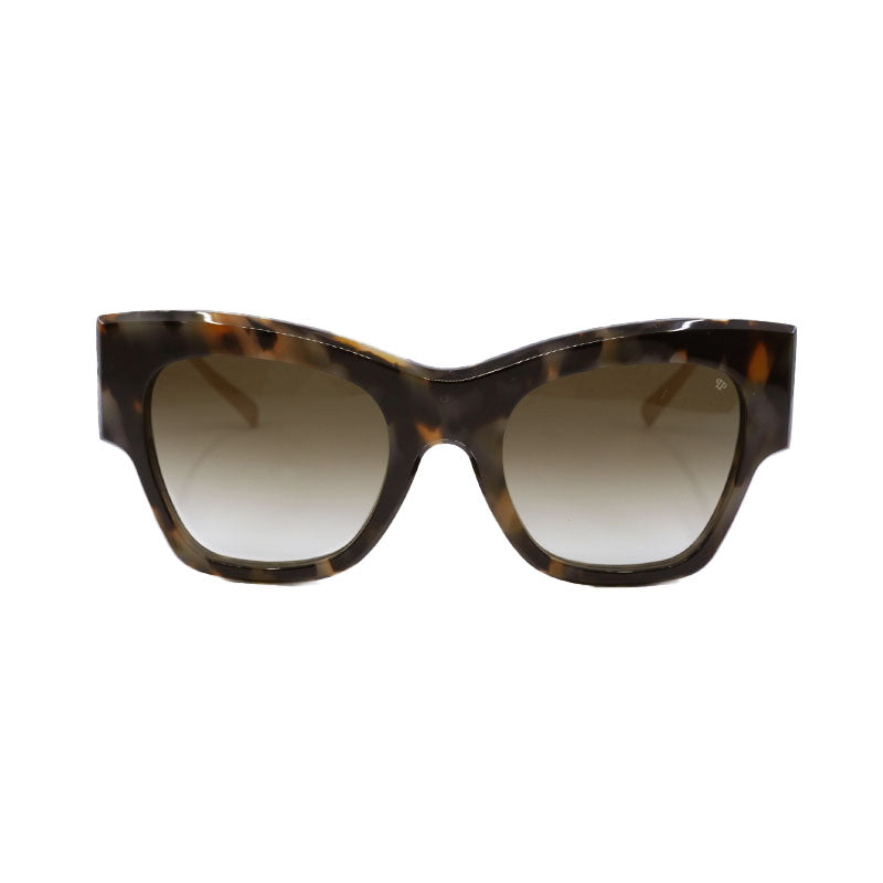 Philipp Plein Sunglasses Square Full Rim, Havana/Gold Frame and Brown Gradient Lens SPP120M0KHA
