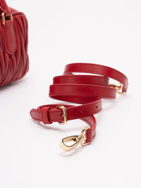 Miu Miu Women `Arcadie` Matelassé Nappa Leather Bag