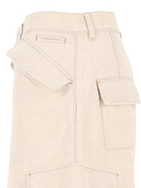 Fendi Women Selleria Denim Bermuda Shorts