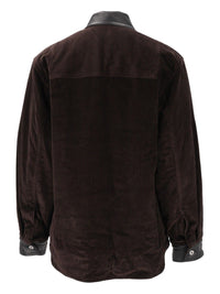 Bottega Veneta Men Cotton Corduroy Shirt Jacket