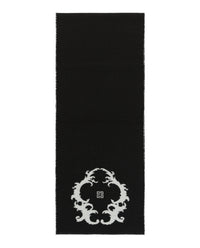 Givenchy Unisex-Adult Reversible Logo Wool Scarf