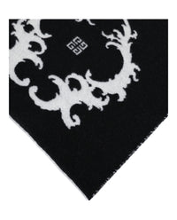 Givenchy Unisex-Adult Reversible Logo Wool Scarf