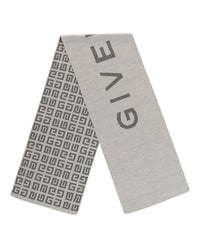 Givenchy Unisex-Adult Reversible Logo Wool Scarf
