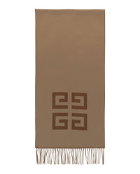 Givenchy Givenchy Mens 4G Reversible Wool Scarf