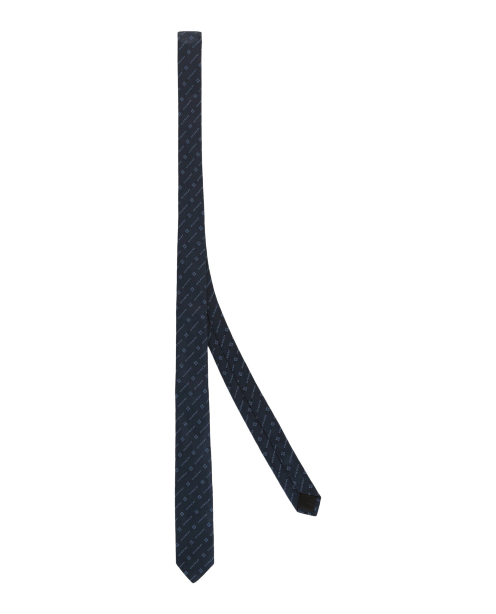 Givenchy Mens Diagonal Logo Silk Tie