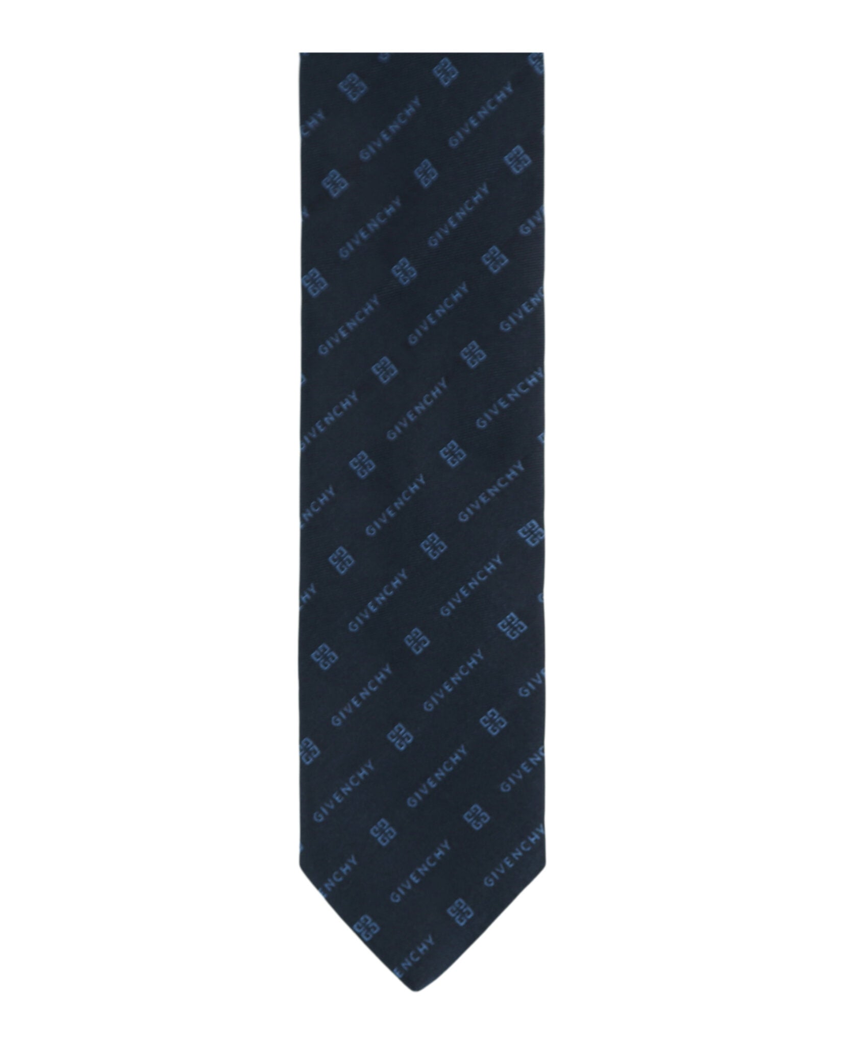 Givenchy Mens Diagonal Logo Silk Tie