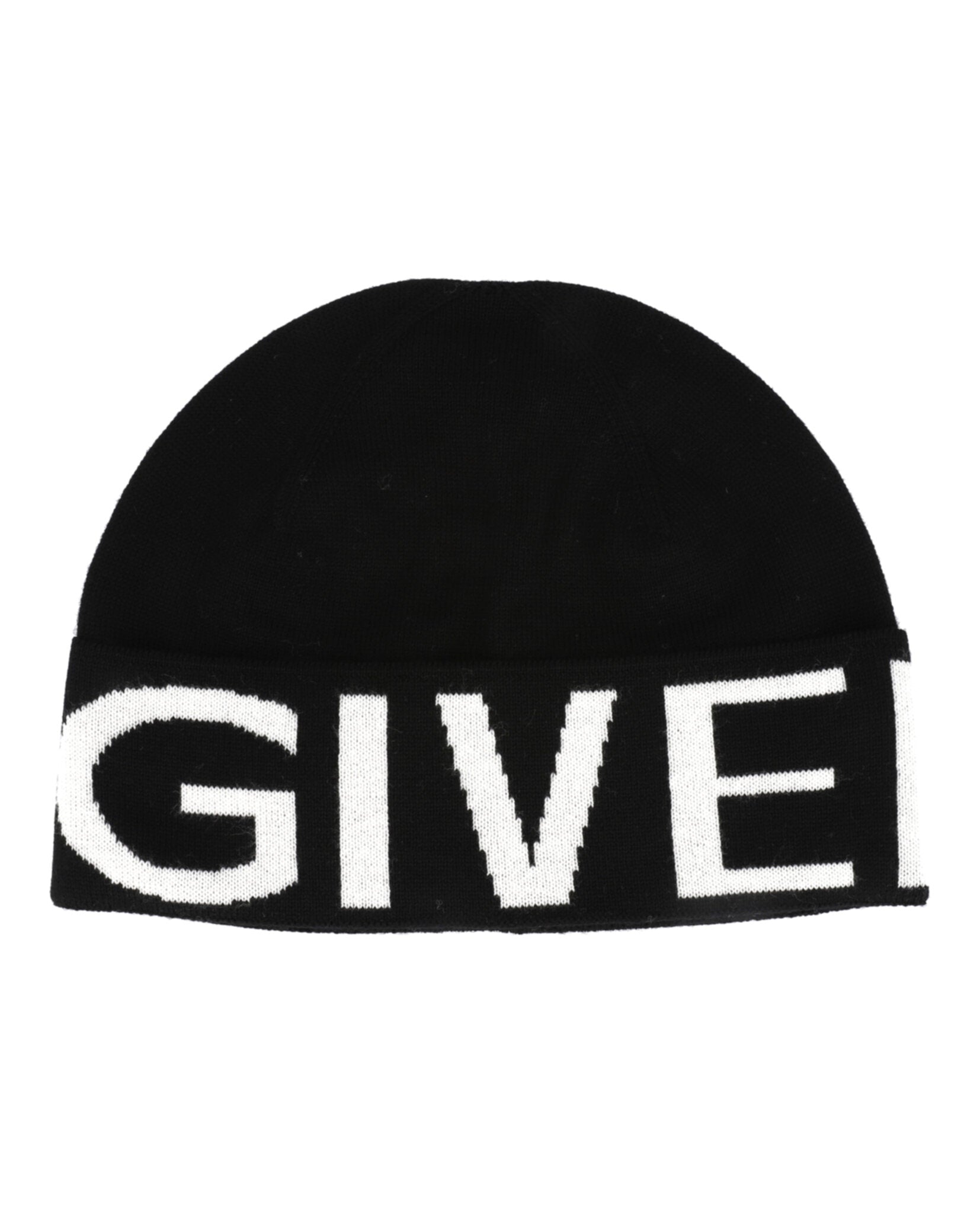 Givenchy Givenchy Mens Jacquard Logo Beanie