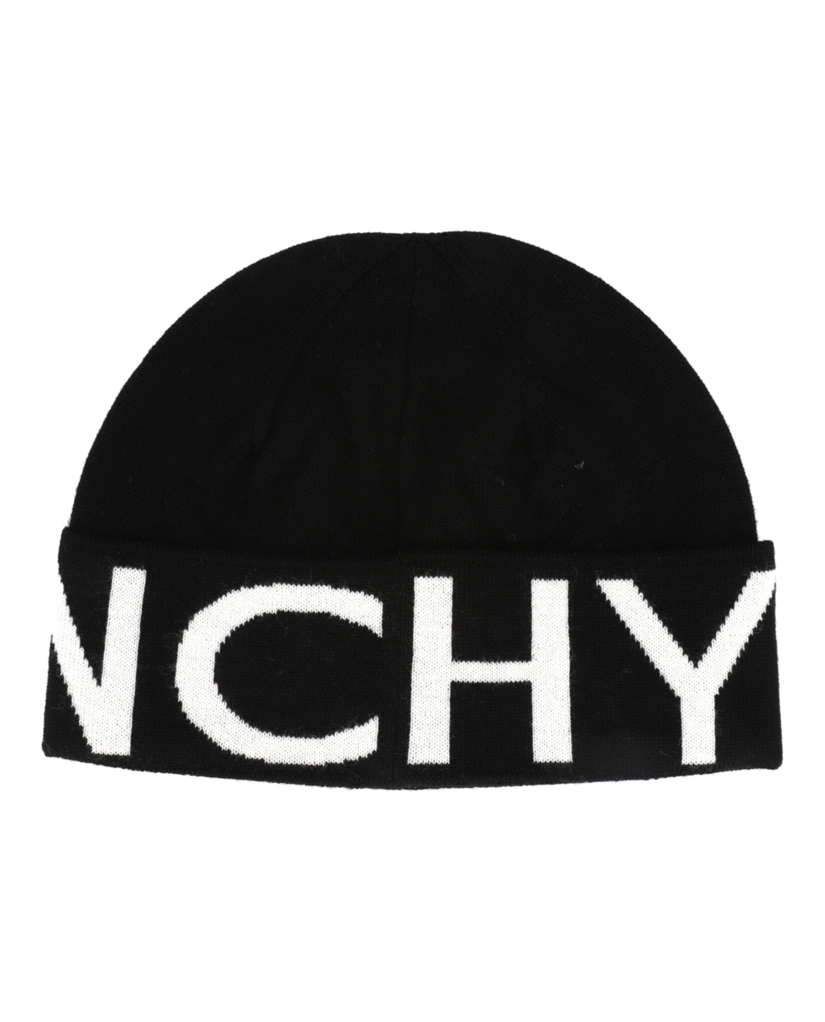 Givenchy Givenchy Mens Jacquard Logo Beanie