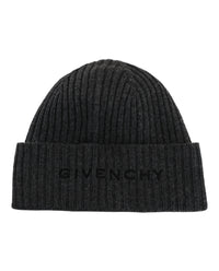 Givenchy Givenchy Unisex-Adult Ribbed 4G Wool Blend Beanie