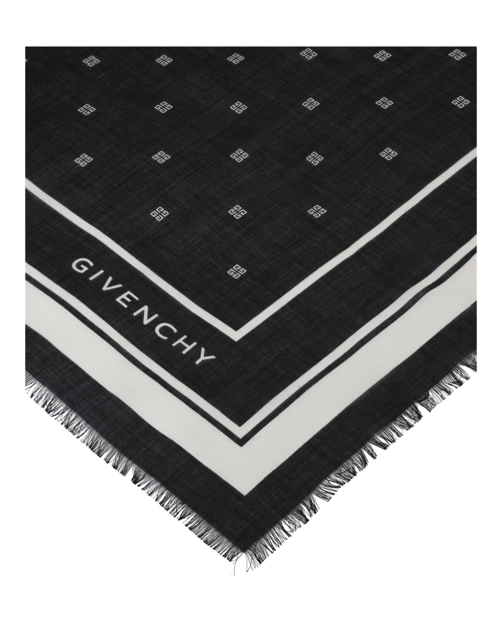 Givenchy Womens 4G Shawl In Cashmere and Silk