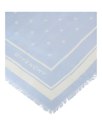 Givenchy Womens 4G Shawl In Cashmere and Silk