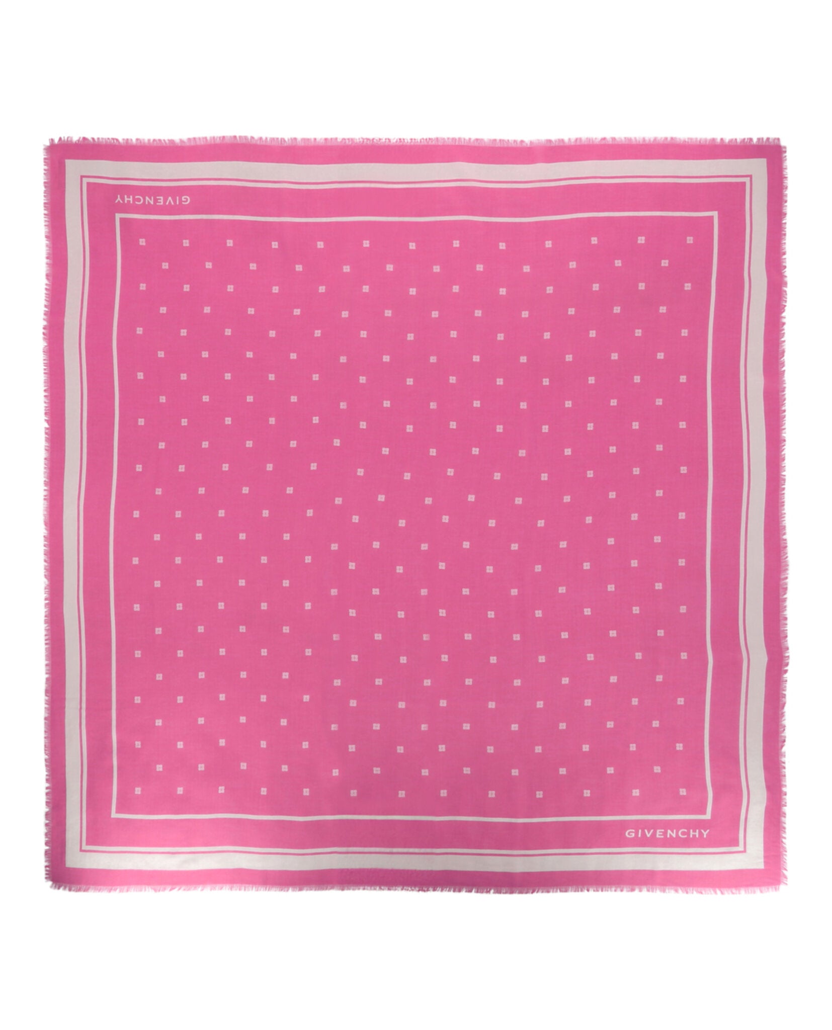 Givenchy Womens 4G Shawl In Cashmere and Silk