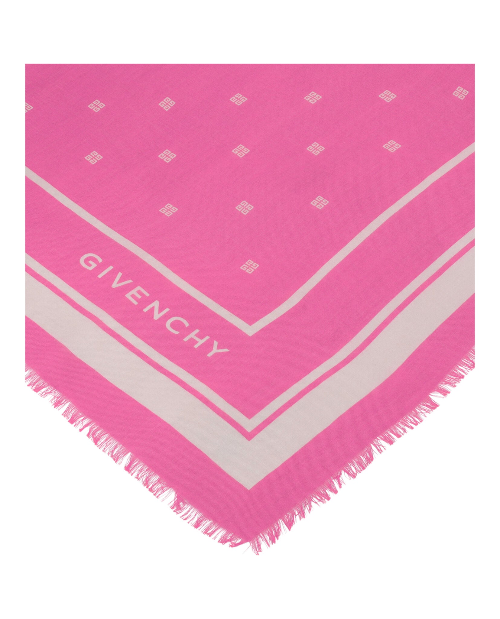 Givenchy Womens 4G Shawl In Cashmere and Silk