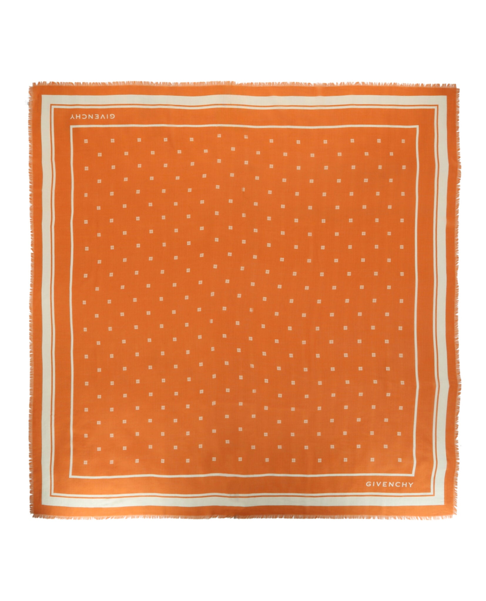 Givenchy Womens 4G Shawl In Cashmere and Silk