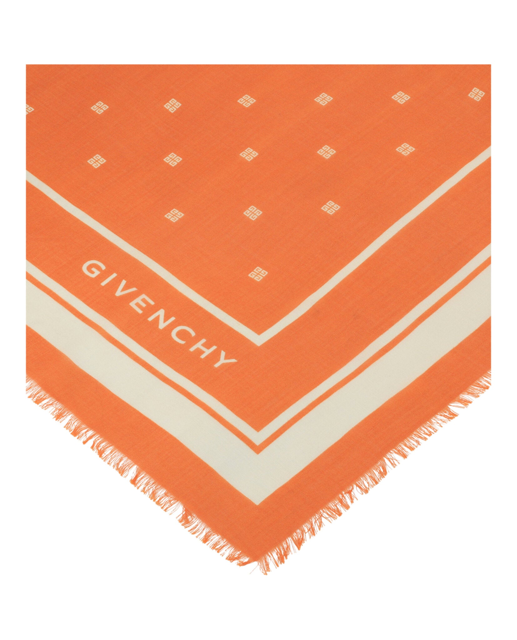 Givenchy Womens 4G Shawl In Cashmere and Silk