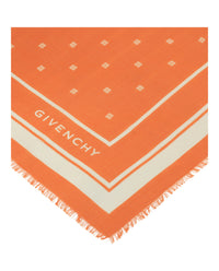 Givenchy Womens 4G Shawl In Cashmere and Silk