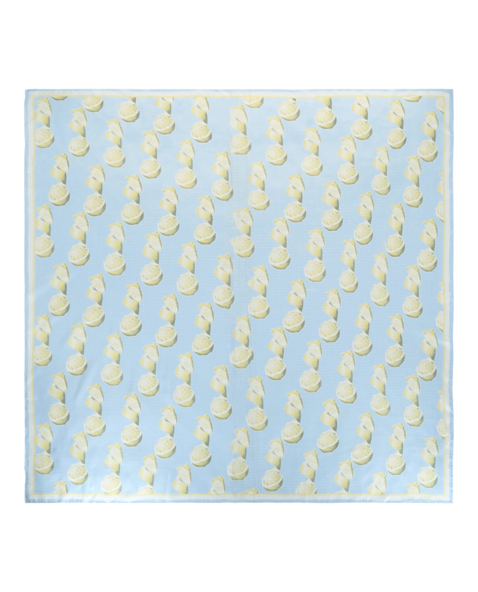 Givenchy Womens 4G and Lemon-Print Shawl in Silk