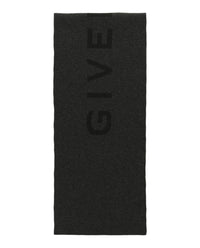 Givenchy Unisex-Adult 4G Logo Reversible Wool Scarf