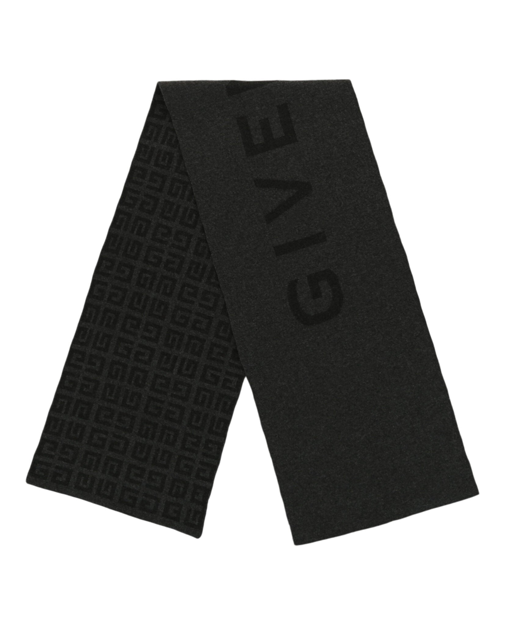 Givenchy Unisex-Adult 4G Logo Reversible Wool Scarf
