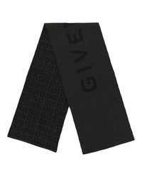 Givenchy Unisex-Adult 4G Logo Reversible Wool Scarf
