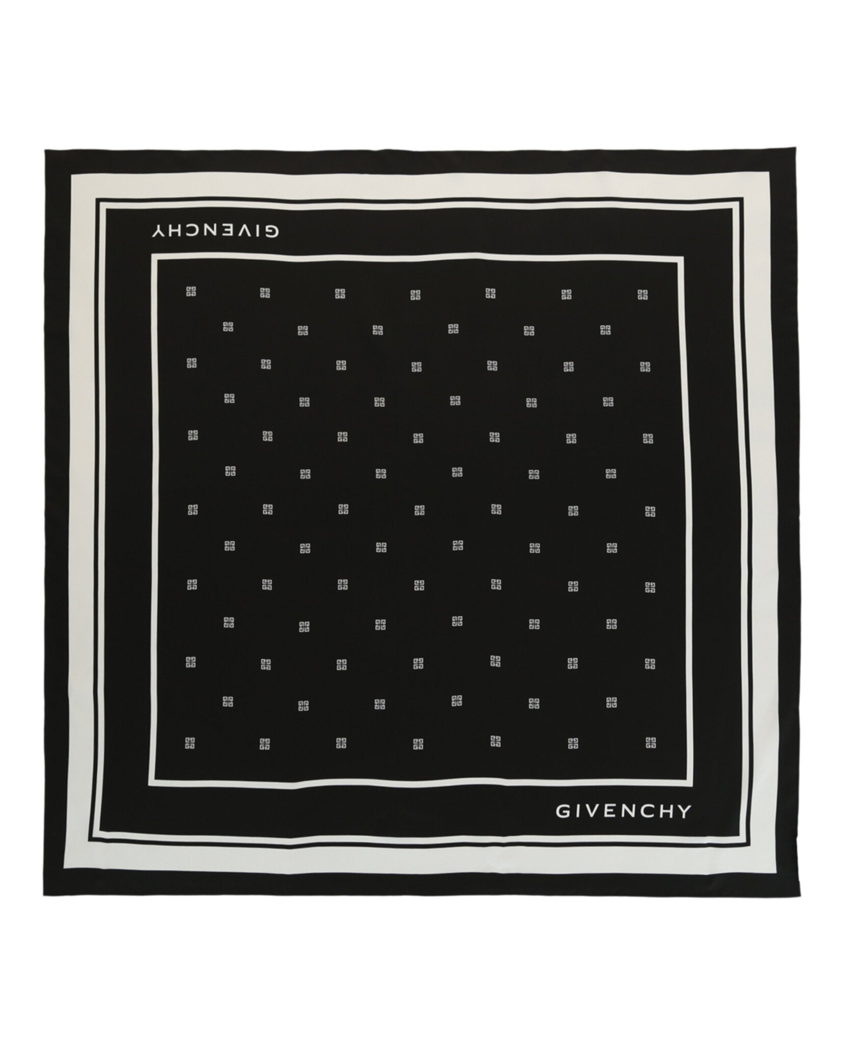 Givenchy Womens Silk Logo Scarf
