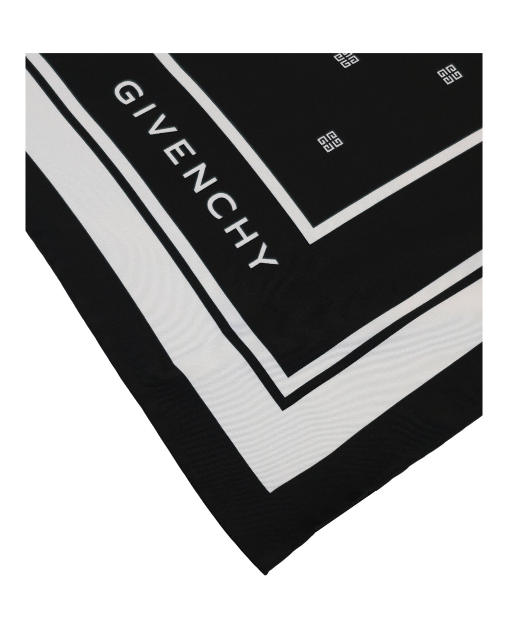 Givenchy Womens Silk Logo Scarf