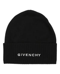Givenchy Givenchy Unisex-Adult Ribbed Embroidered Logo Beanie