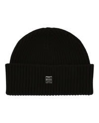 Givenchy Givenchy Womens Ribbed Wool-Blend Beanie