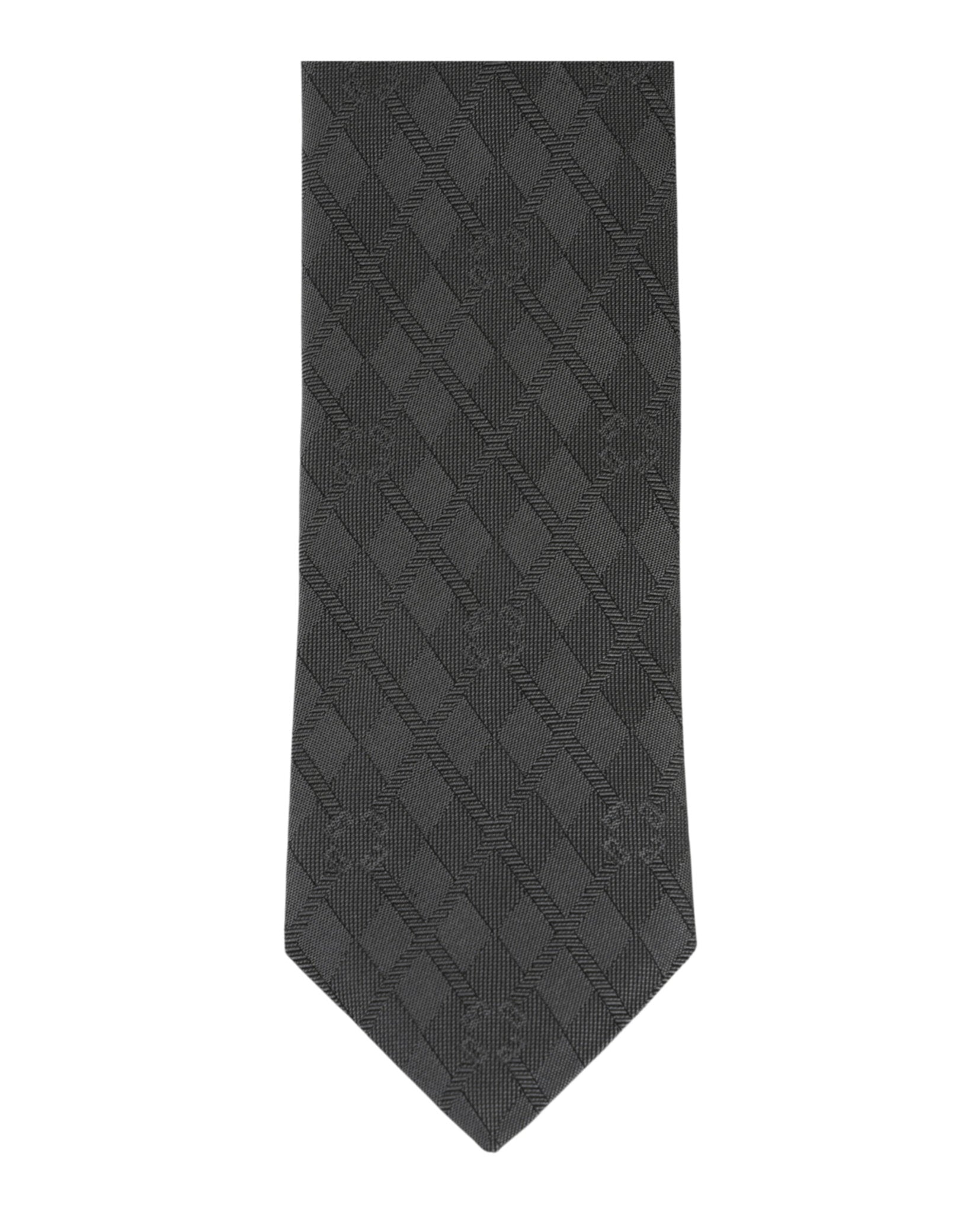 Givenchy Mens 4G Monogram Argyle Silk Tie