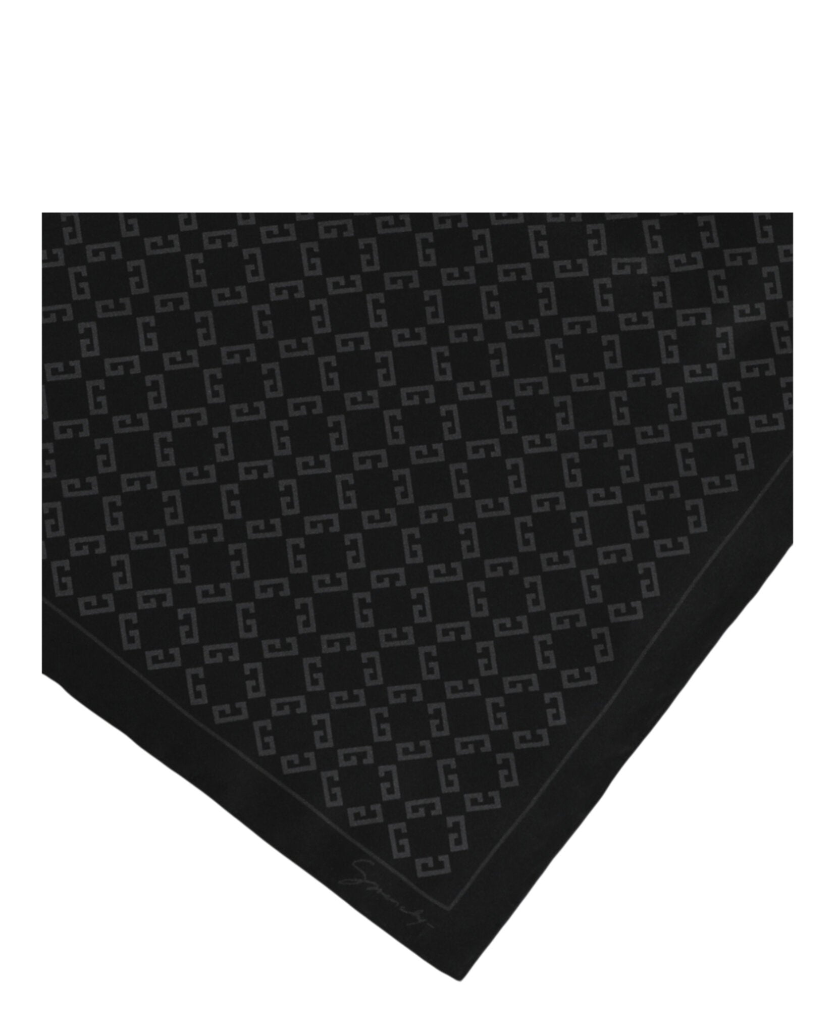 Givenchy Mens 4G Monogram Pocket Square