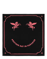 Givenchy Mens Unicorn Embroidery Silk Scarf