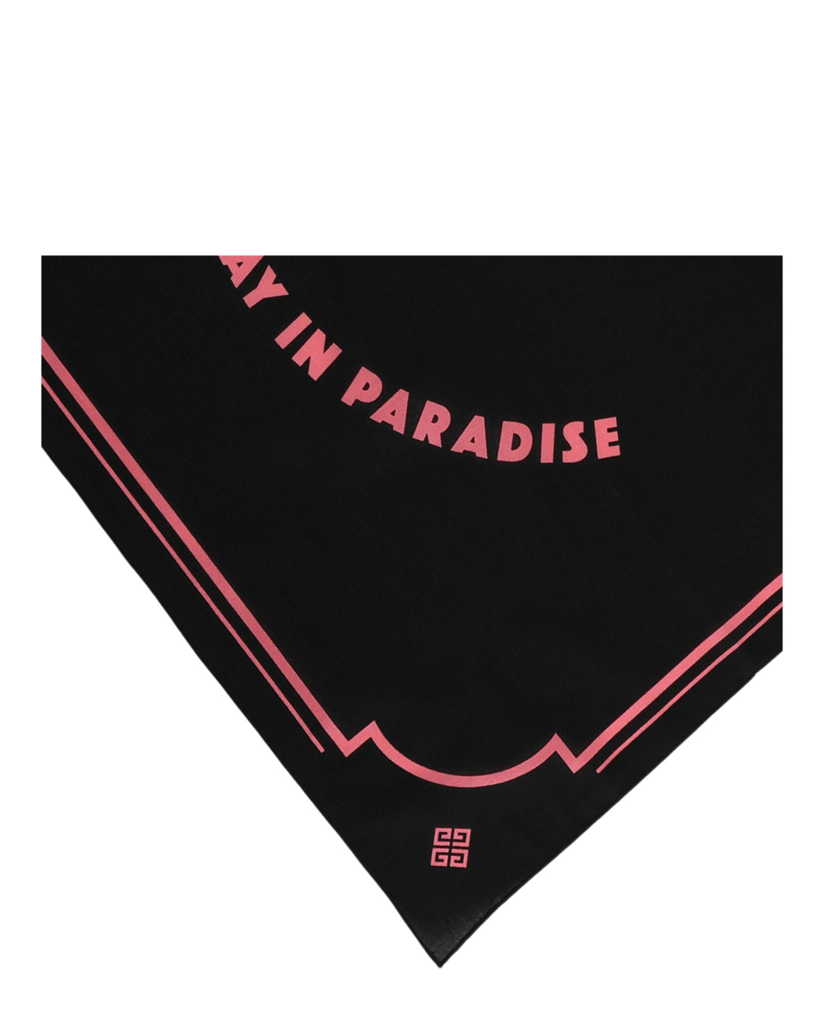 Givenchy Mens Unicorn Embroidery Silk Scarf