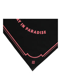 Givenchy Mens Unicorn Embroidery Silk Scarf