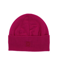 Givenchy Womens Ribbed Embroidered Logo Beanie