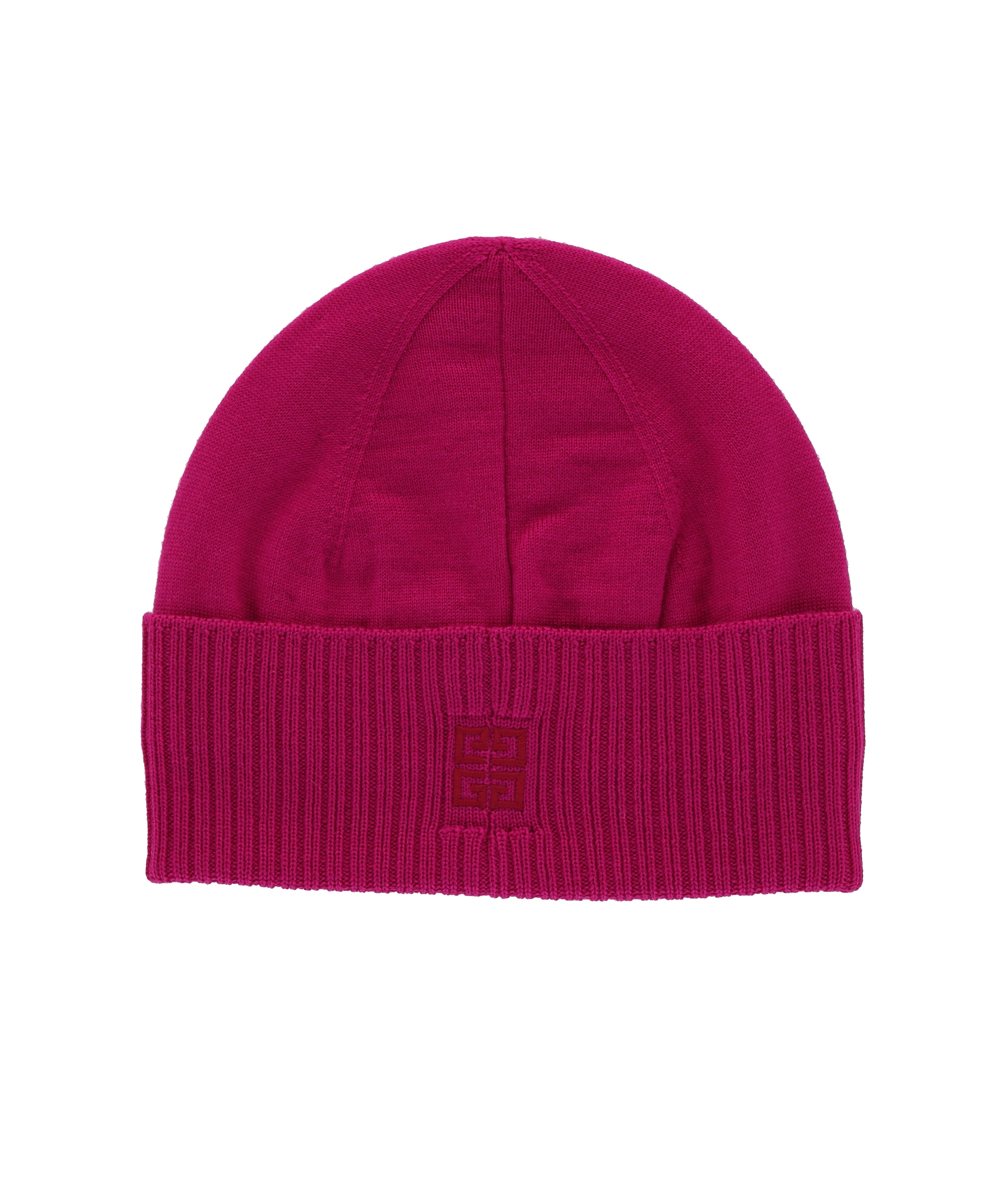 Givenchy Womens Ribbed Embroidered Logo Beanie