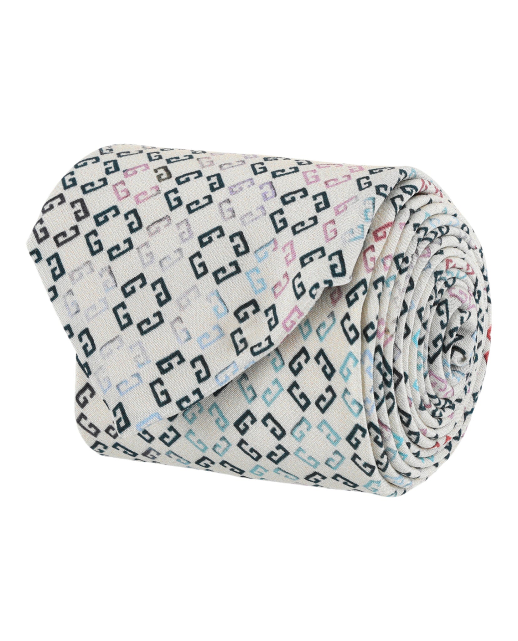 Givenchy Mens 4G Monogram Silk Tie