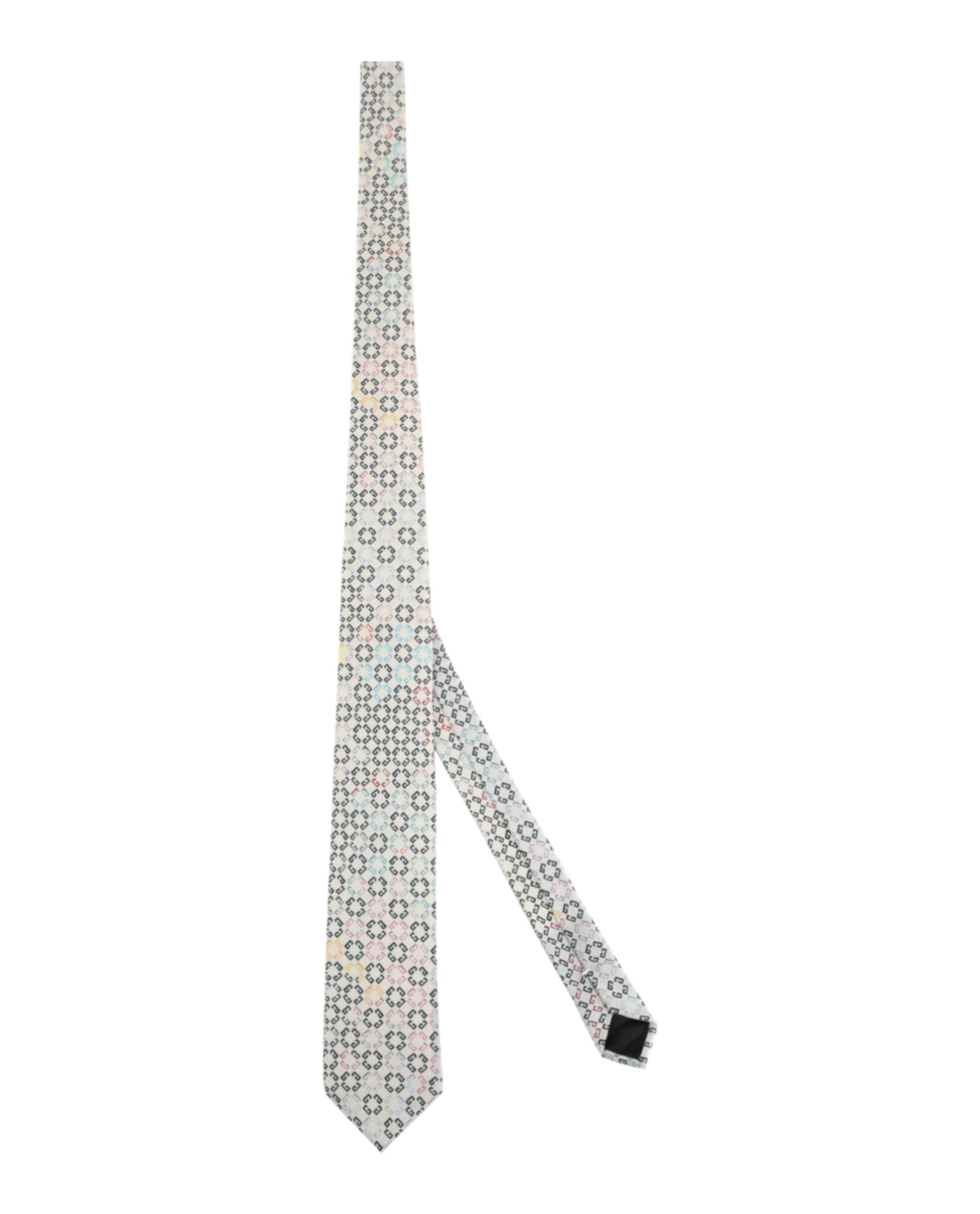 Givenchy Mens 4G Monogram Silk Tie