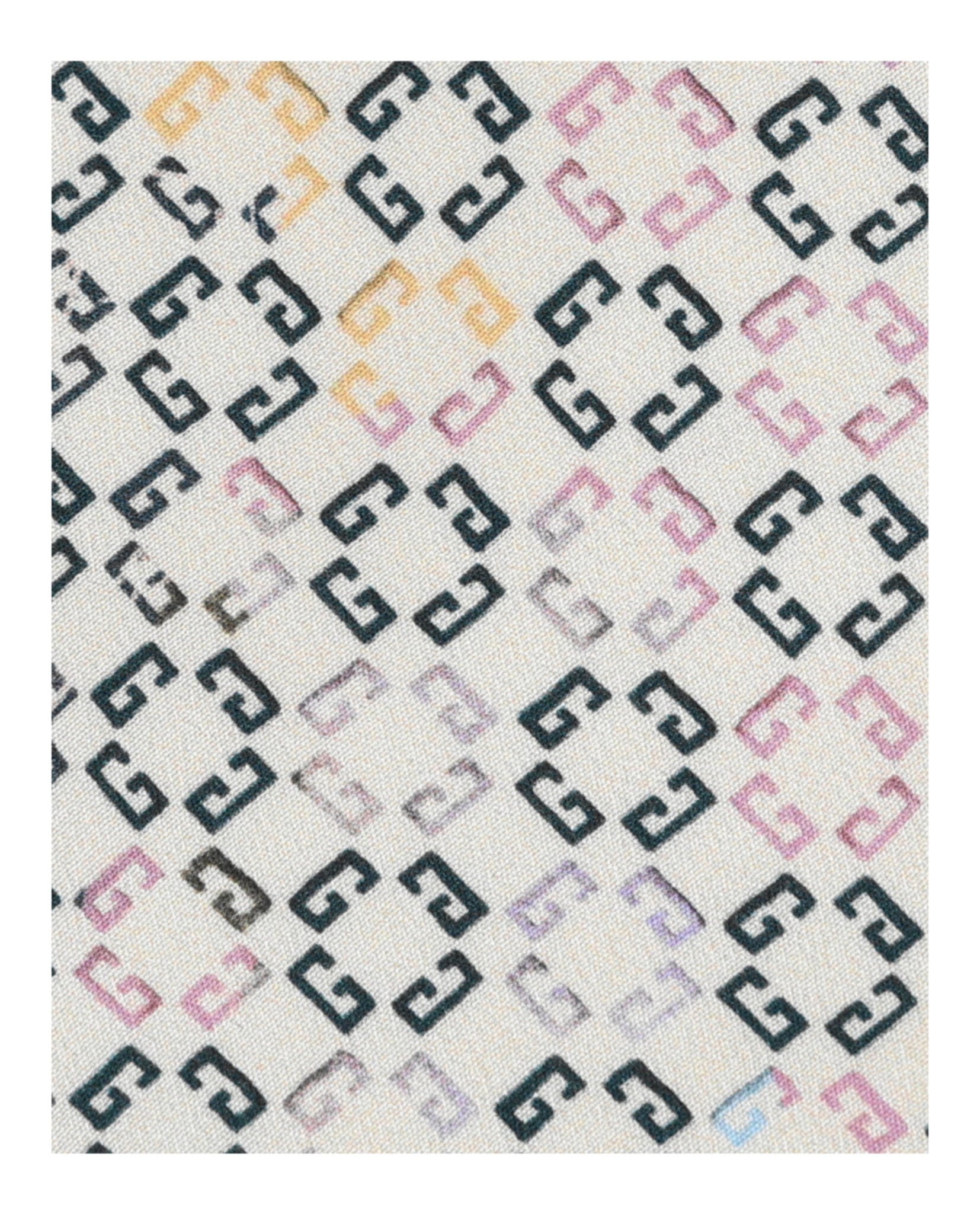 Givenchy Mens 4G Monogram Silk Tie