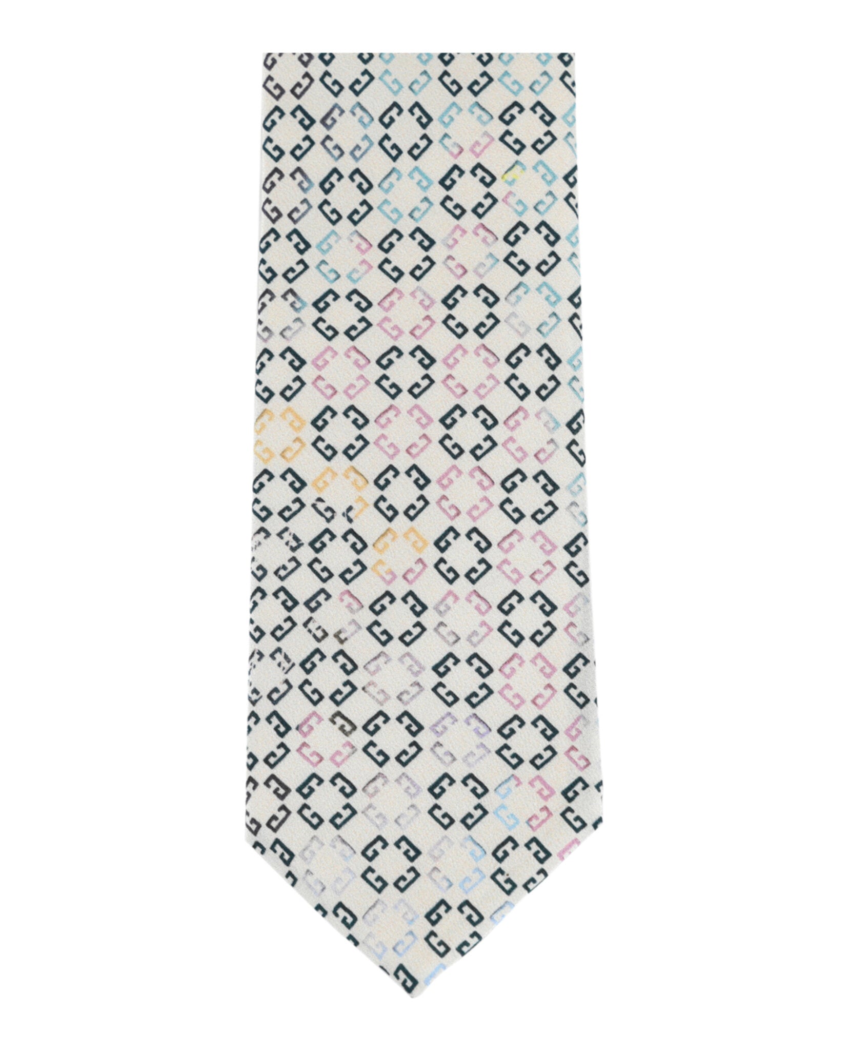 Givenchy Mens 4G Monogram Silk Tie